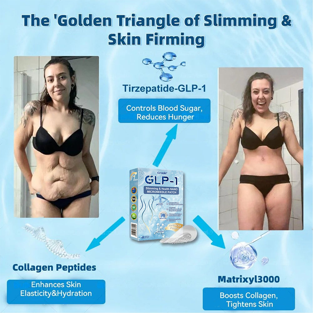 TGA Official Store |🎁 Croaie® GLP-1 Nano-Microneedle Patch with Collagen & Matrixyl 3000 丨Obesity, Cardiovascular Disease, Diabetes, Sleep Apnea, Joint Problems and More
