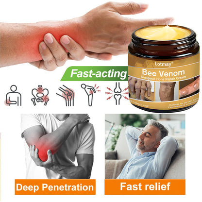 Lotmay® Bee Venom Analgesic Bone Repair Cream(👨‍⚕️Developed for the elderly,AOA Certification)