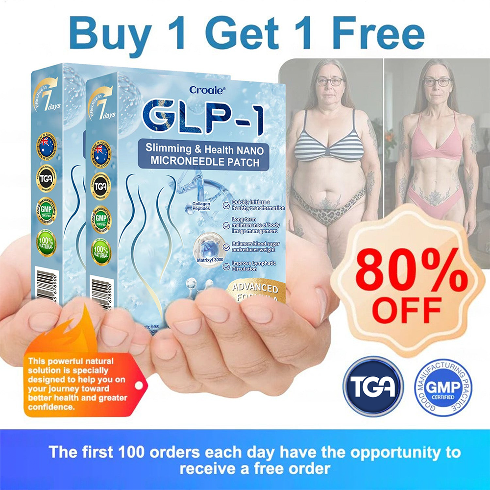 TGA Official Store |🎁 Croaie® GLP-1 Nano-Microneedle Patch with Collagen & Matrixyl 3000 丨Obesity, Cardiovascular Disease, Diabetes, Sleep Apnea, Joint Problems and More