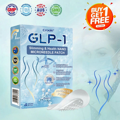 TGA Official Store |🎁 Croaie® GLP-1 Nano-Microneedle Patch with Collagen & Matrixyl 3000 丨Obesity, Cardiovascular Disease, Diabetes, Sleep Apnea, Joint Problems and More