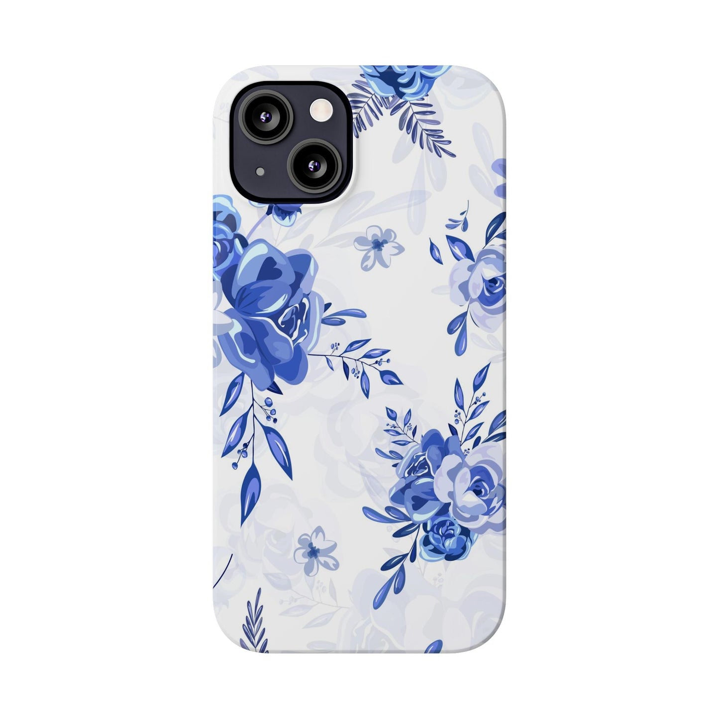 French Blue and White Toille, Slim Phone Cases, Case-Mate IPHONE16 and all sizes