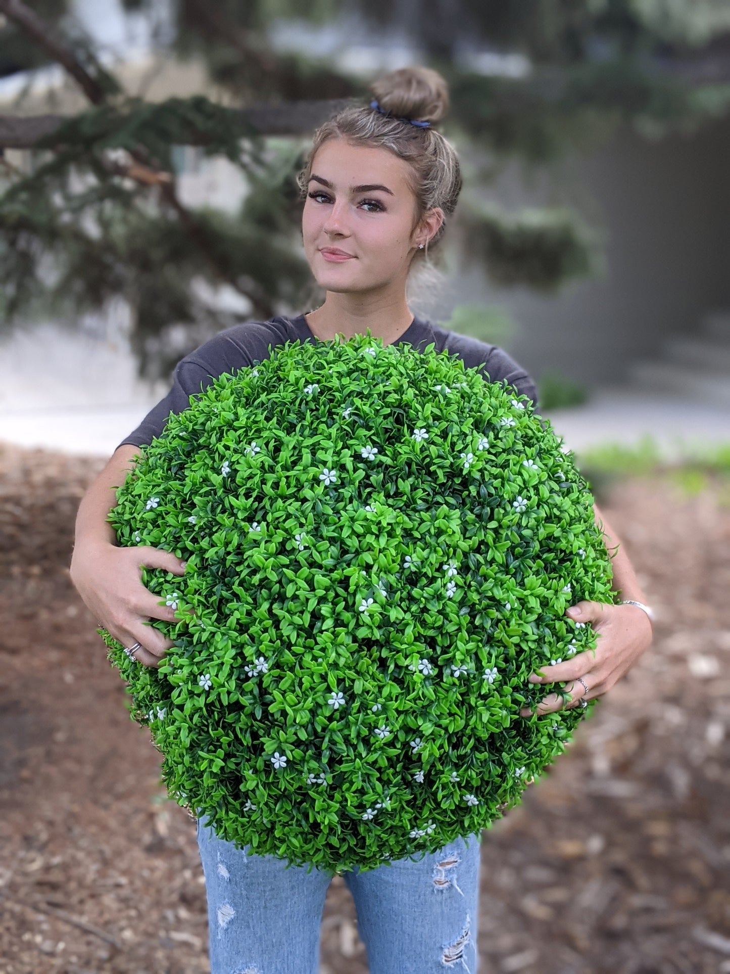 🎁Last Day Promotion- SAVE 49%-Artificial Plant Topiary Ball🌳